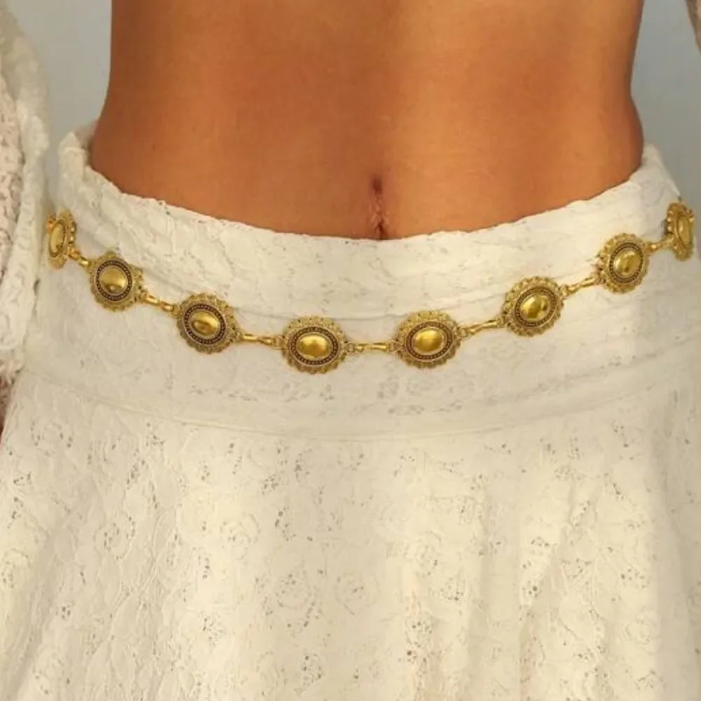 Elegant Gold Belt Vintage Style A1370